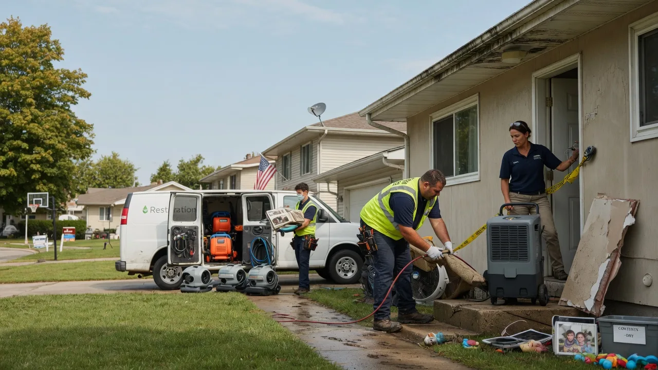 Water Damage Restoration in Crystal, MI near me